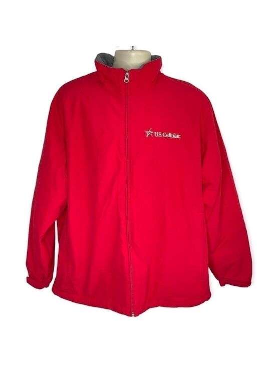 Lands' End Other - Lands’ End Red‎ Full Zip Jacket Men’s Size L (42-44)